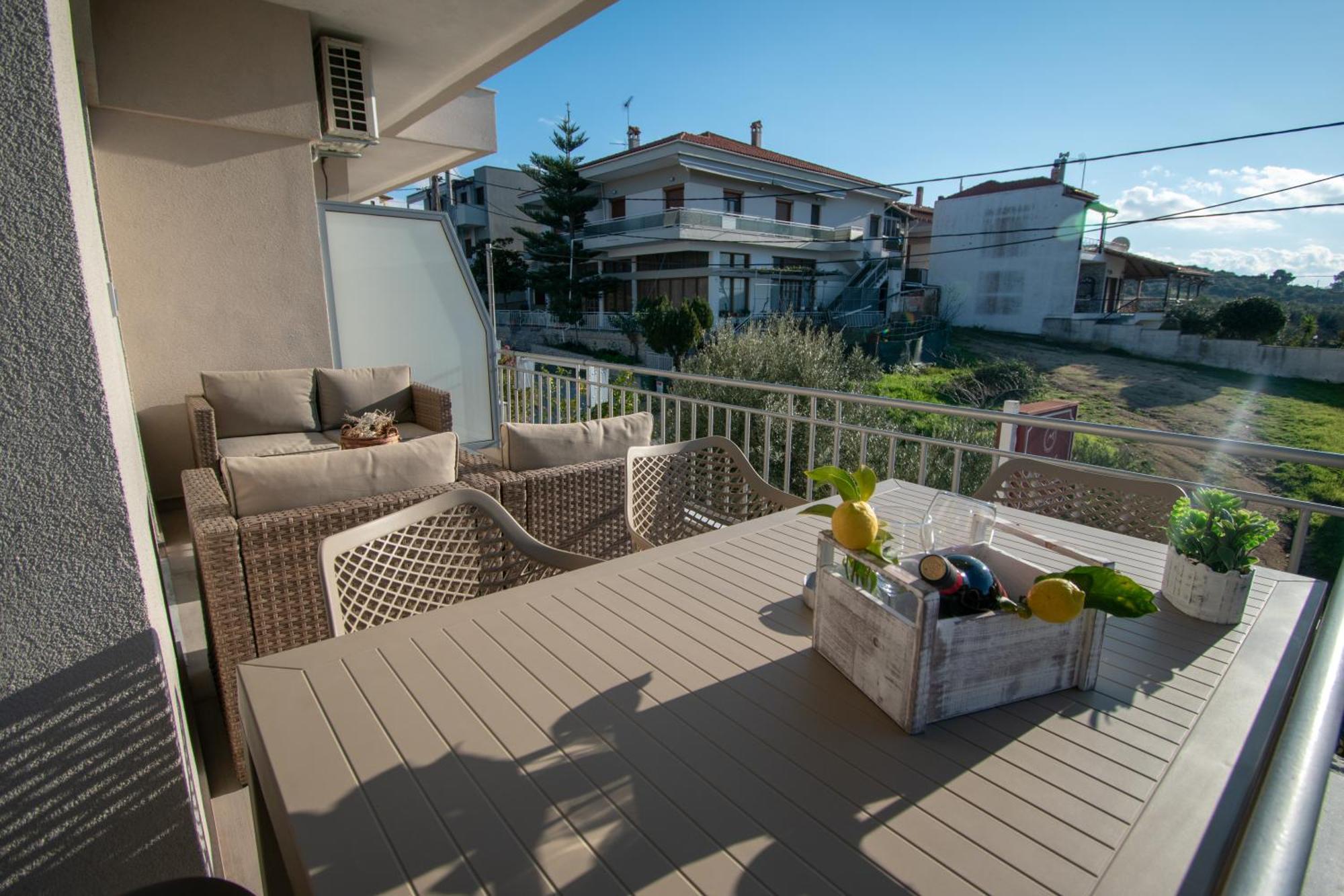 Magdalena Seaside Apartments Nea Roda Dış mekan fotoğraf